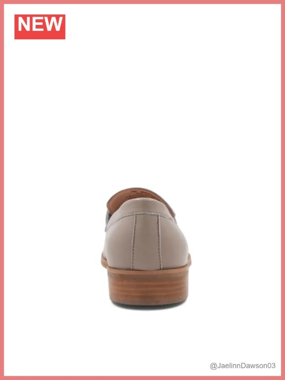Women's Leather Slip-On Loafers Square Toe Dress Shoes